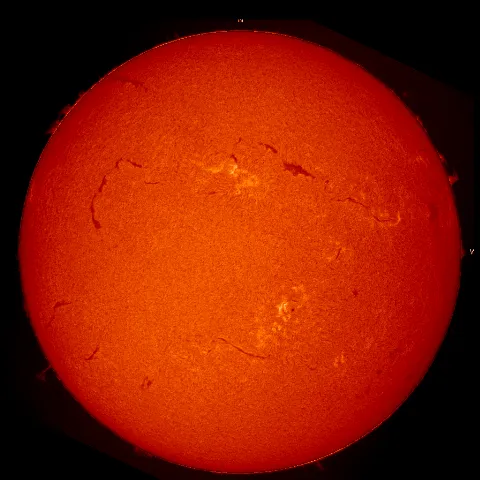 Image of Sun's chromosphere