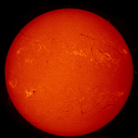 Image of Sun's chromosphere