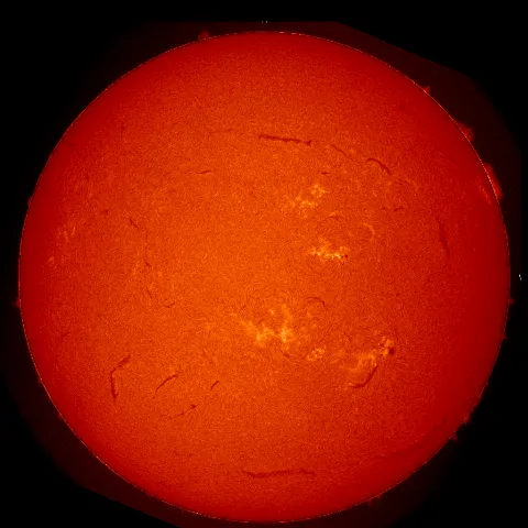 Image of Sun's chromosphere