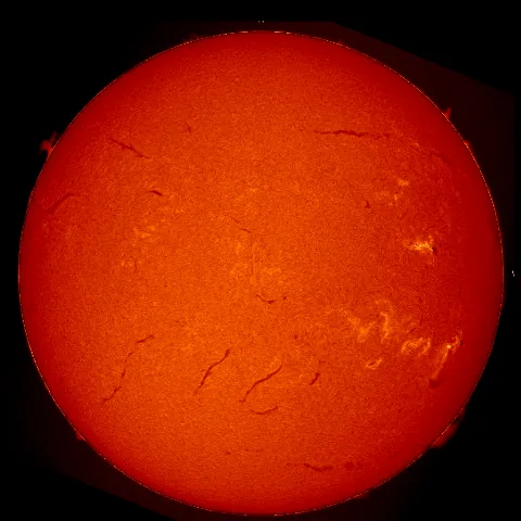 Image of Sun's chromosphere