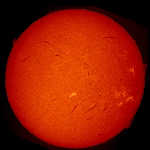 Image of Sun's chromosphere