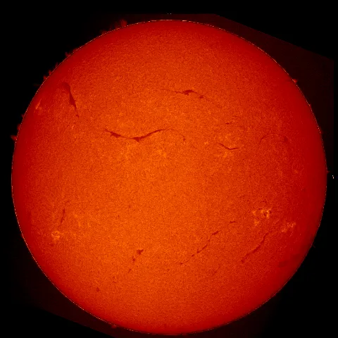 Image of Sun's chromosphere