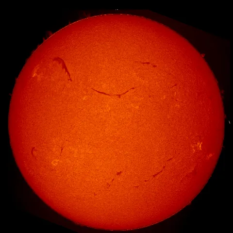 Image of Sun's chromosphere