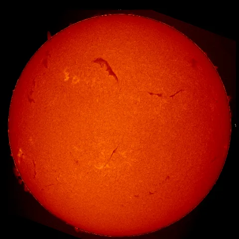 Image of Sun's chromosphere