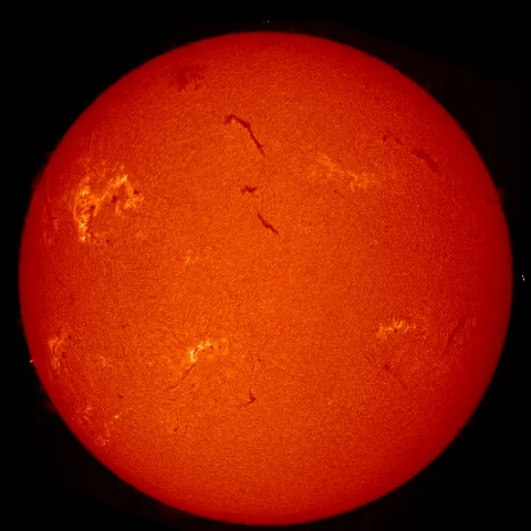 Image of Sun's chromosphere