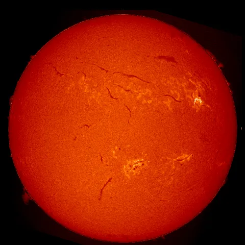 Image of Sun's chromosphere