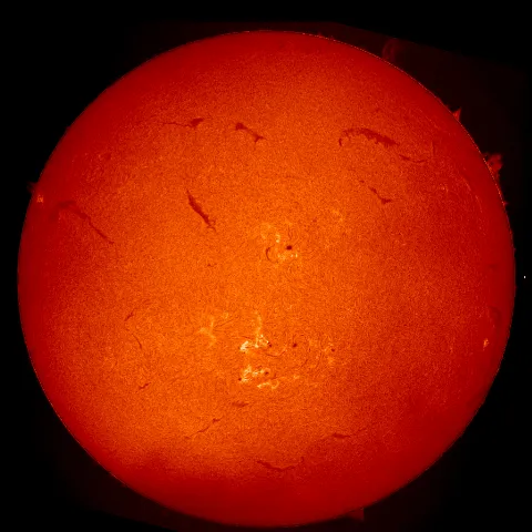 Image of Sun's chromosphere