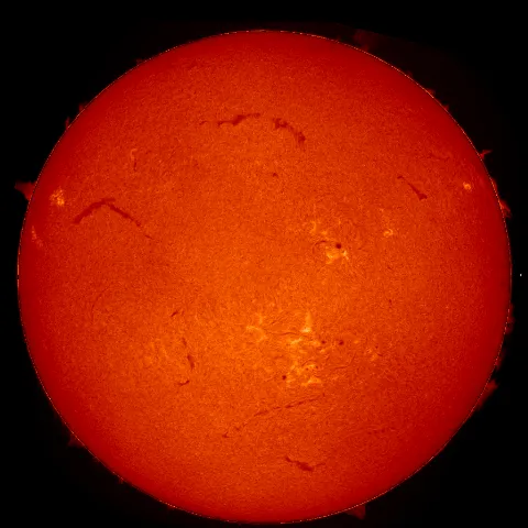 Image of Sun's chromosphere