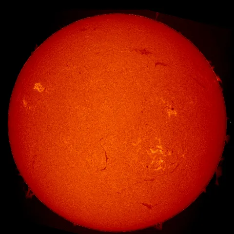 Image of Sun's chromosphere