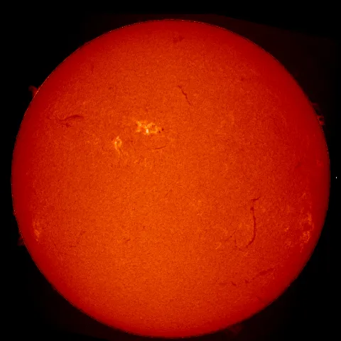 Image of Sun's chromosphere