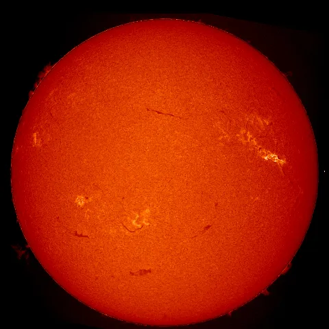 Image of Sun's chromosphere