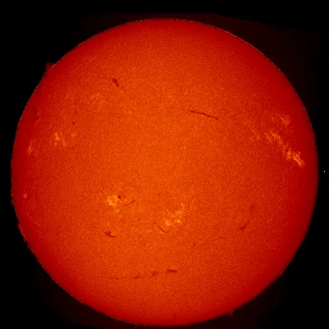 Image of Sun's chromosphere