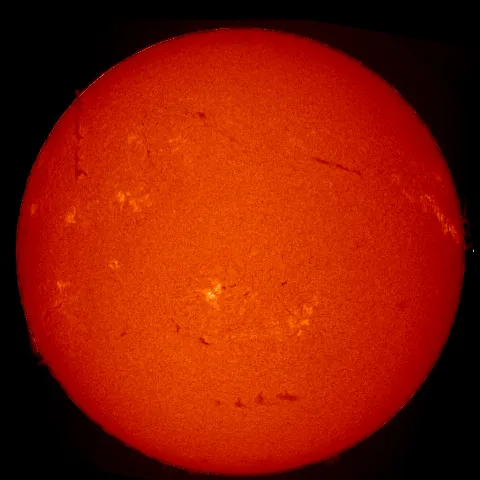 Image of Sun's chromosphere