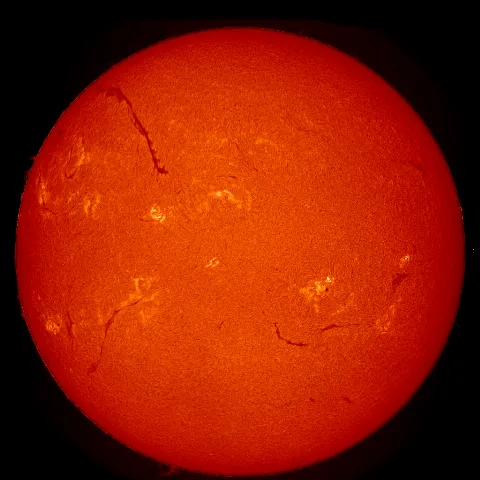 Image of Sun's chromosphere