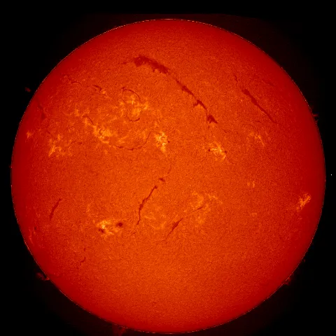 Image of Sun's chromosphere