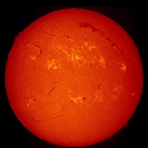 Image of Sun's chromosphere