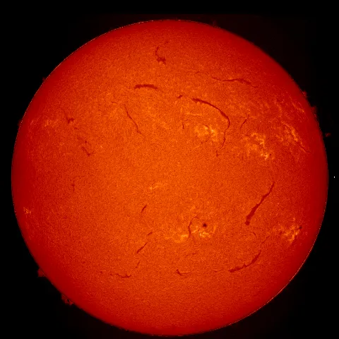 Image of Sun's chromosphere