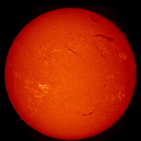 Image of Sun's chromosphere