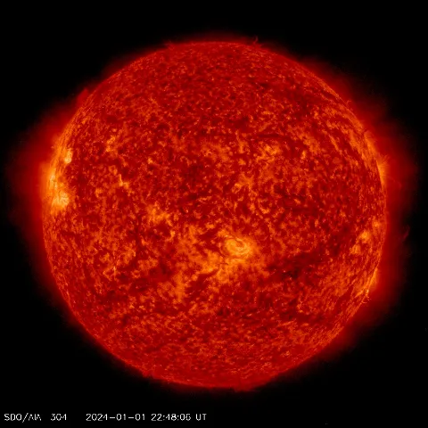 Image of Sun's transition region