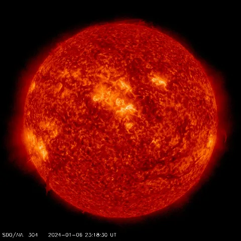 Image of Sun's transition region