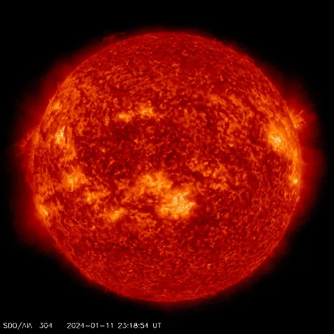 Image of Sun's transition region