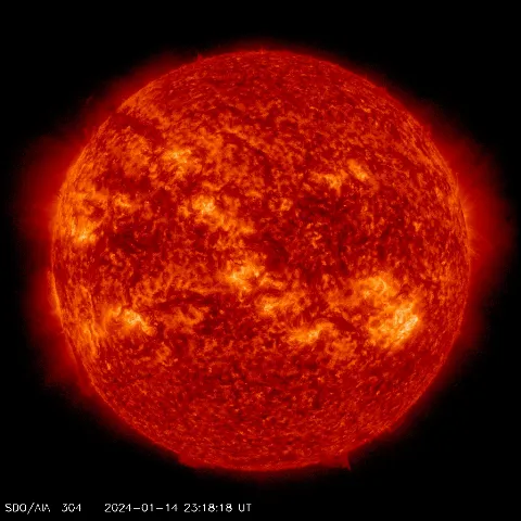 Image of Sun's transition region