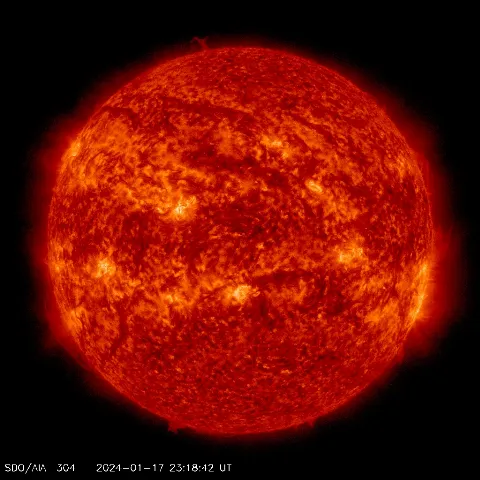 Image of Sun's transition region