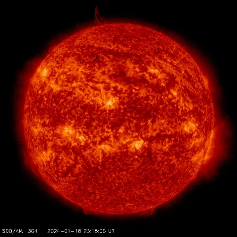 Image of Sun's transition region