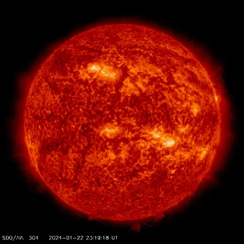 Image of Sun's transition region