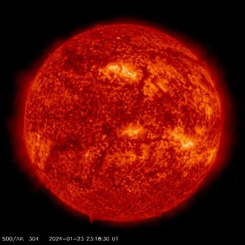 Image of Sun's transition region