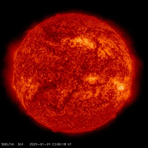 Image of Sun's transition region