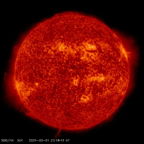 Image of Sun's transition region