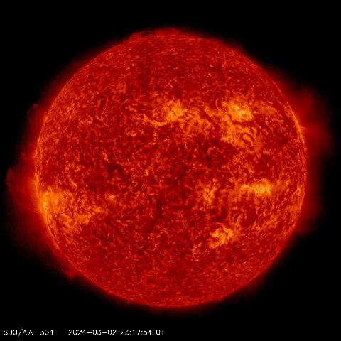 Image of Sun's transition region