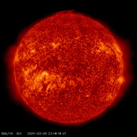 Image of Sun's transition region