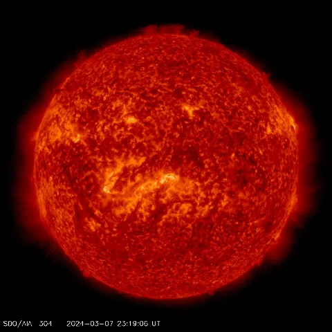 Image of Sun's transition region