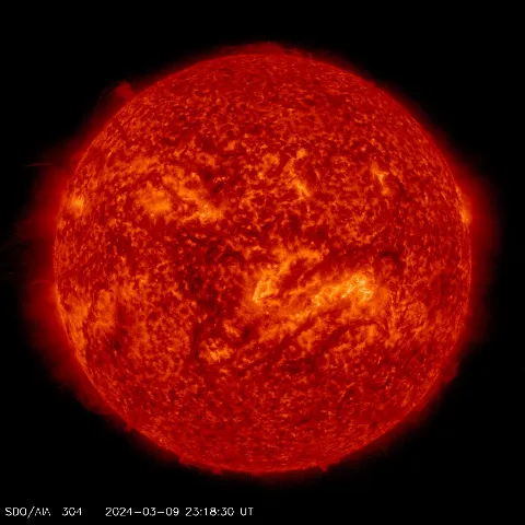 Image of Sun's transition region