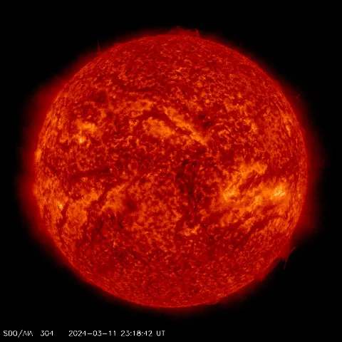 Image of Sun's transition region