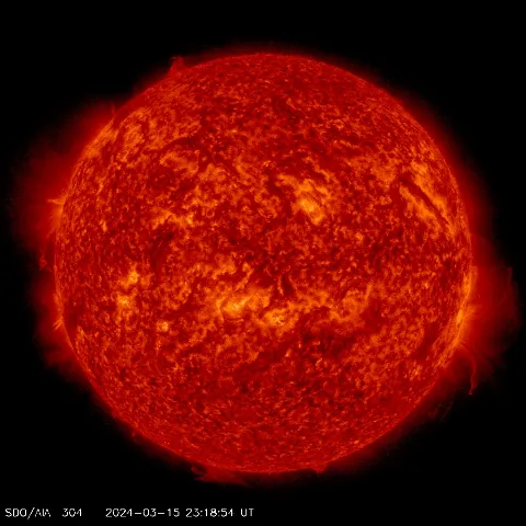 Image of Sun's transition region