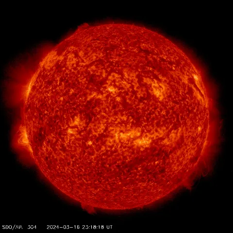 Image of Sun's transition region