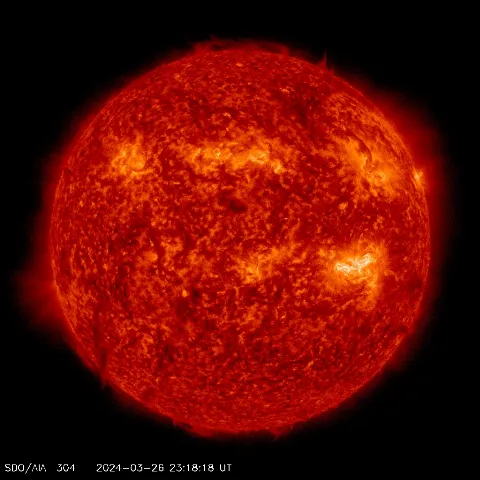 Image of Sun's transition region