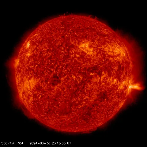 Image of Sun's transition region