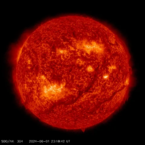 Image of Sun's transition region