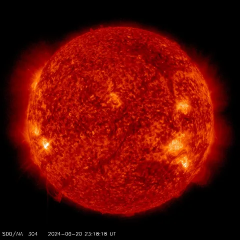 Image of Sun's transition region