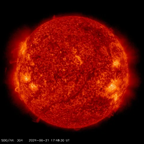 Image of Sun's transition region