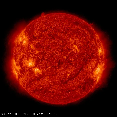 Image of Sun's transition region