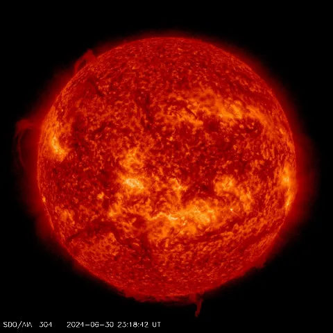 Image of Sun's transition region