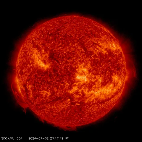 Image of Sun's transition region