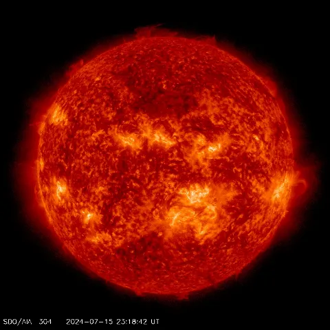 Image of Sun's transition region