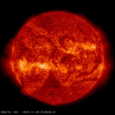 Image of Sun's transition region