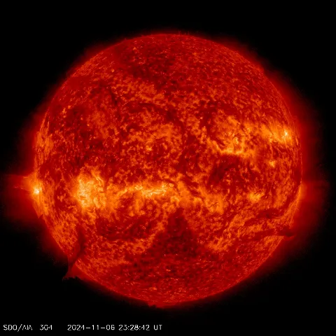 Image of Sun's transition region